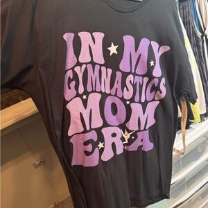 Gildan Black and Purple Gymnastics Tee